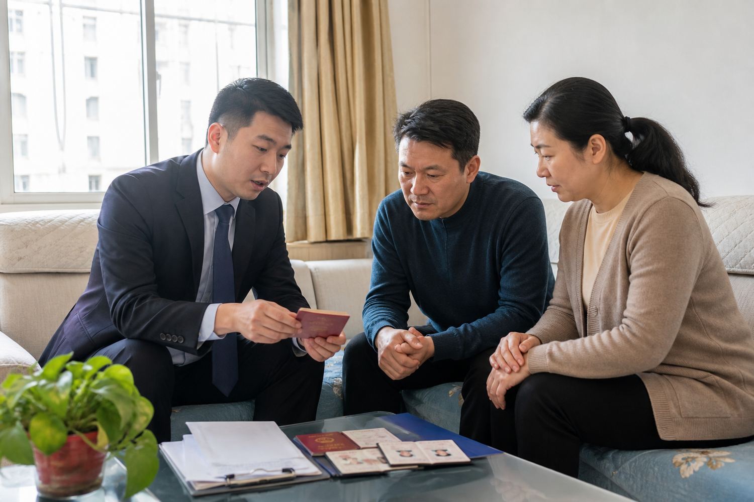 顾问上门核验证件原件